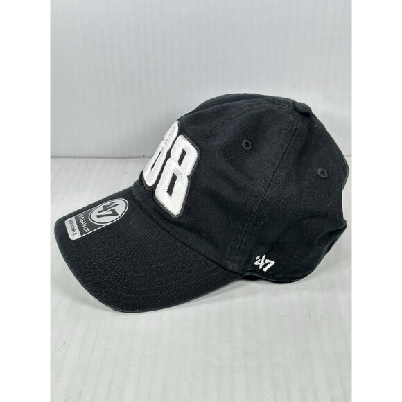 47 Brand Adult Dale Earnhardt Jr #88 Clean Up Adjustable Hat Cap Black NEW - Picture 3 of 4
